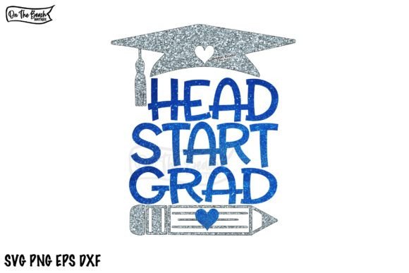 Download Head Start Grad SVG Glitter PNG - Grad Collection