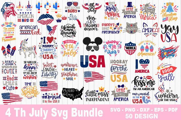 Download 4th of July SVG Design Bundle PNG - Premium Bundle