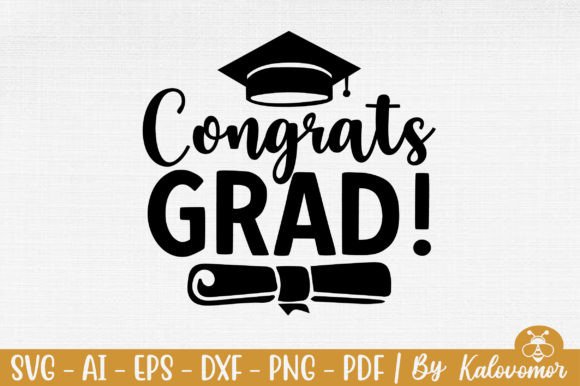 Download Congrats Grad! SVG - Grad Collection