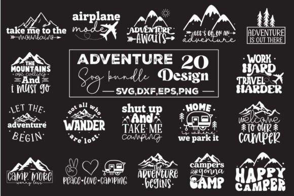Download Adventure SVG Design Bundle, Camping - Svg design bundle Collection