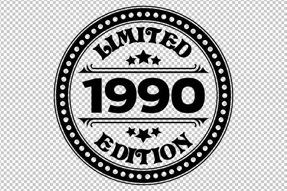 Download Limited Edition 1990 SVG EPS PNG - 1990 Collection